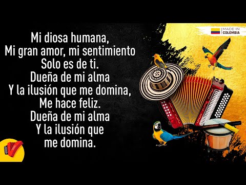 Mi Diosa Humana, Miguel Morales, Video Letra - Sentir Vallenato