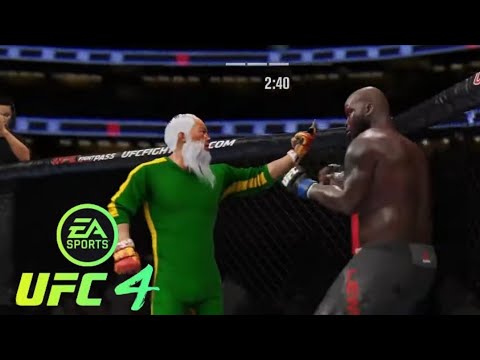 UFC4 | Old Bruce Lee (Player) vs Derrick Lewis (CPU) | Legendary Level