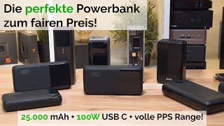 Die beste Powerbank 2023! INIU 25000 mAh 100W Powerbank im Test