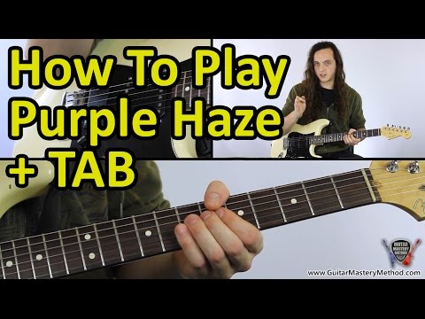 How to play Purple Haze - Jimi Hendrix Guitar Lesson + TAB