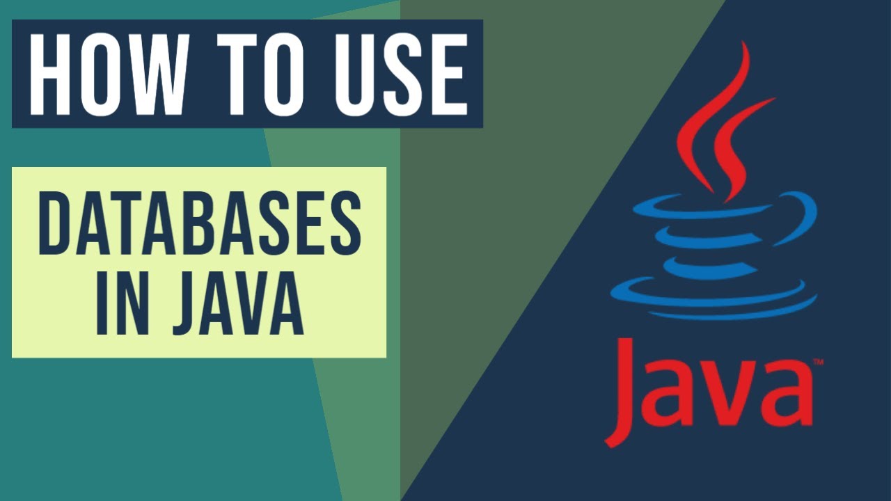 Java Programming Database Tutorial