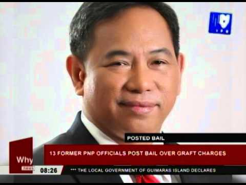 13 ex-PNP officials post bail over graft charges