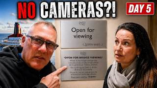 Queen Mary 2 Winter Crossing Day 5 of 8 No Cameras Allowed