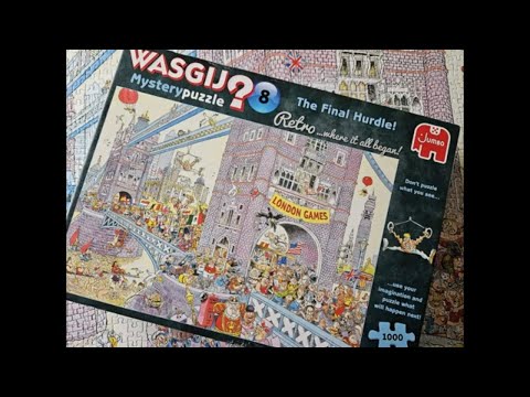Wasgij Mystery 8 The final hurdle solution - Retro version