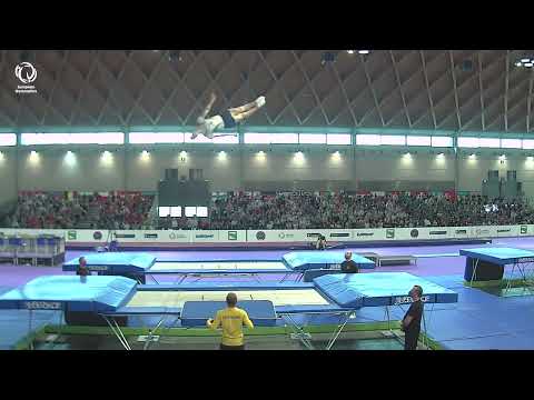 Anton DAVYDENKO (UKR) - 2022 European bronze medallist, Trampoline