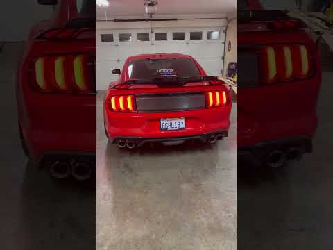 Mustang gt 2018 MBRP street exhaust catless(warm start)