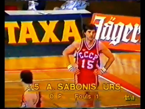 EUROBASKET: 1985 final - Czechoslovakia vs Soviet Union
