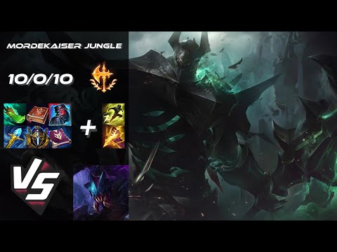 JUNGLE Mordekaiser vs Rek'Sai - EU Challenger Patch 25.S2.8