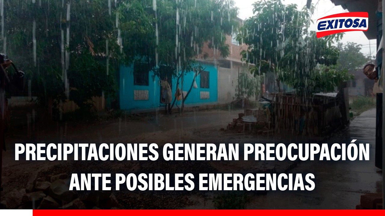 🔴🔵 Intensas lluvias en Piura provocaron inundaciones en Canchaque