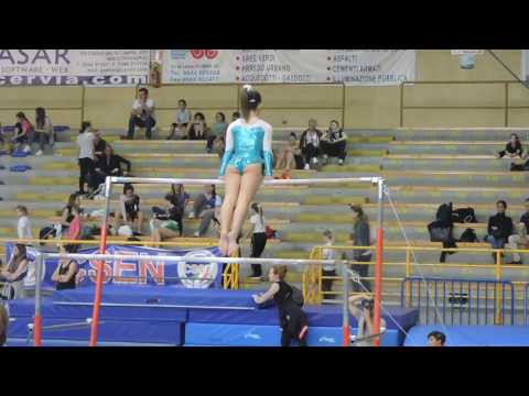 Gara nazionale 2016 CSEN specialità Alessia Cravin alle parellele