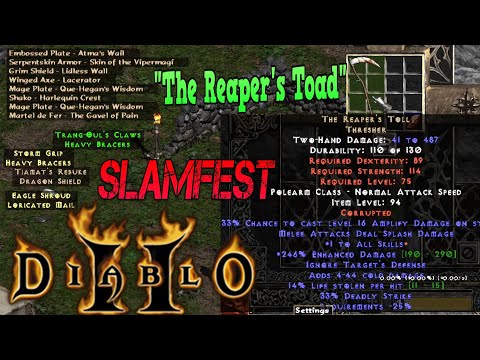 GODLY SLAMFEST in PROJECT DIABLO 2 + MINDBLAST SIN SHOWCASE