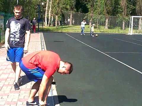 В Белгороде проходят зарядки с чемпионами