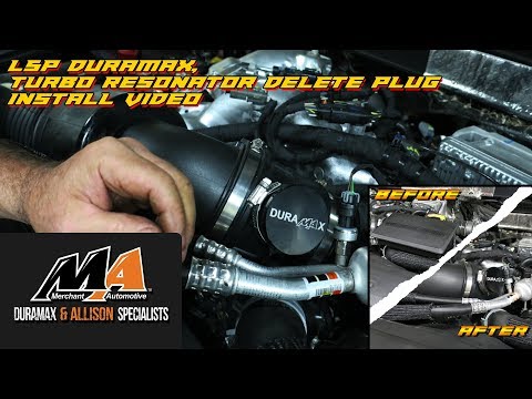 Mechanics Minute: L5P Duramax, Turbo Resonator Delete Plug Install