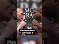 The faceoff between Lesnar and Overeem ?