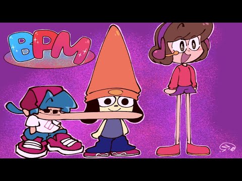 The B.P.M Crew FULL! (Friday Night Funkin’ X Scratchin’ Melodii X PaRappa The Rapper Comic Dub)