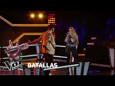 J. Albanesi vs S. Zanollo - "You give love a bad name" - Bon Jovi - Battles - La Voz Argentina 2018