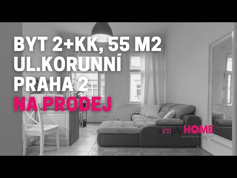 NA PRODEJ, byt 2+kk, ul. Korunní, Praha 2 - Vinohrady