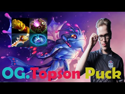 Ti Winner OG. Topson Puck against midone Slark - Pro Players Gameplay GG DotA