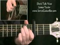 How To Play James Taylor Don't Talk Now (intro only)