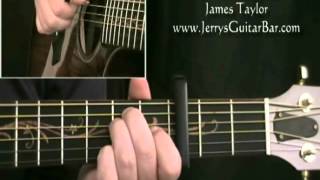 How To Play James Taylor Don't Talk Now (intro only)