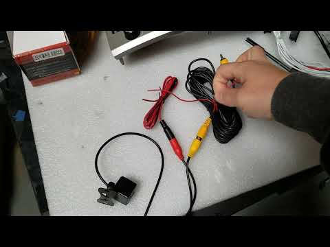 Part of a video titled How to Connect: Aftermarket Camera - YouTube