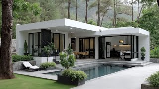 Luxury Nature-Inspired Architecture | A Minimalist House Tour with Tranquility