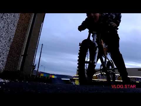 Mountain bike jumping