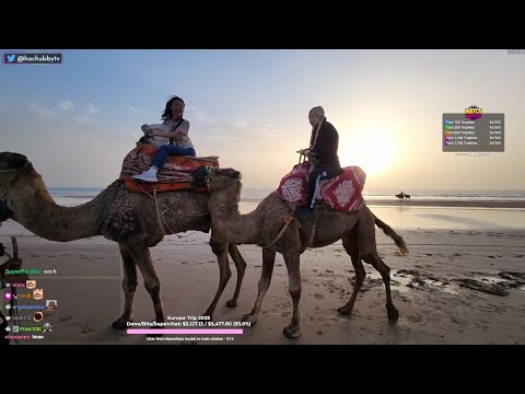 [Mar 29th, '25] Riding Camel w/ @MiaMakesMusic1 and Kacem Day 2 - IRL Stream in Agadir, Morocco