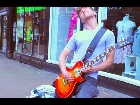 GARY MOORE STREET PERFORMANCE!! - Trying to make my Mum laugh!!