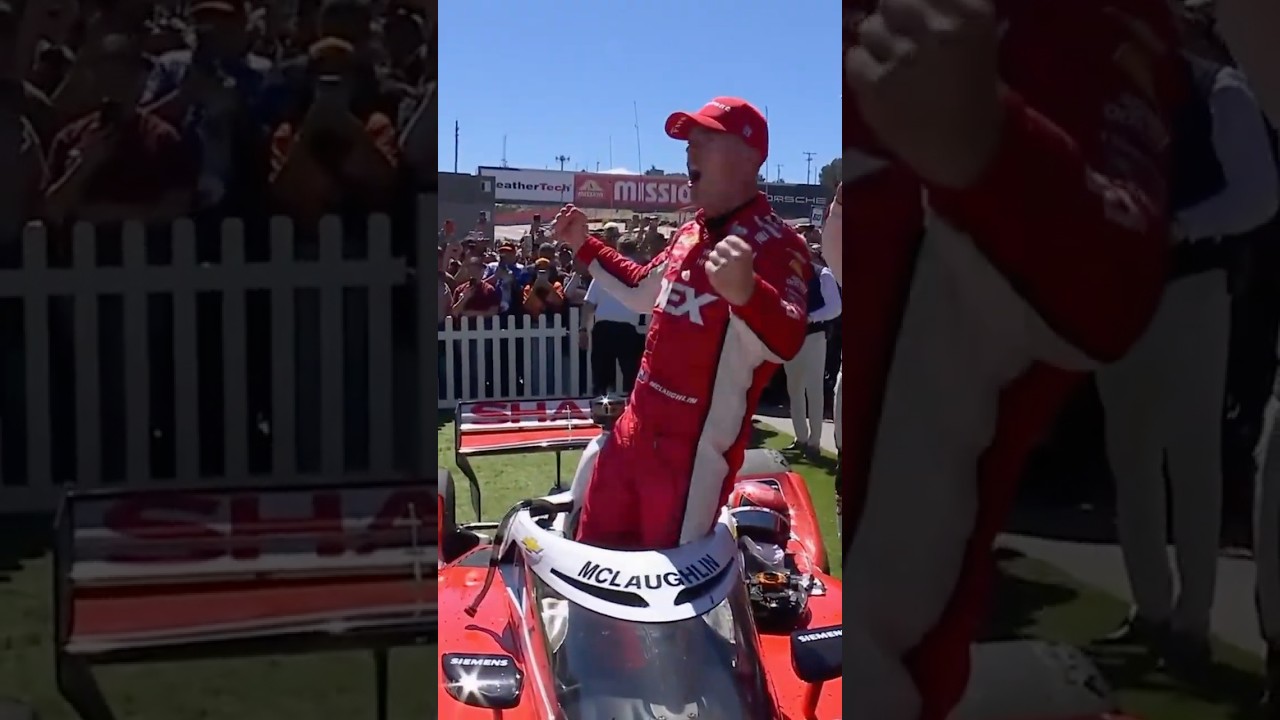 The trophy is coming home 🏆 #indycar #scottmclaughlin #racing
