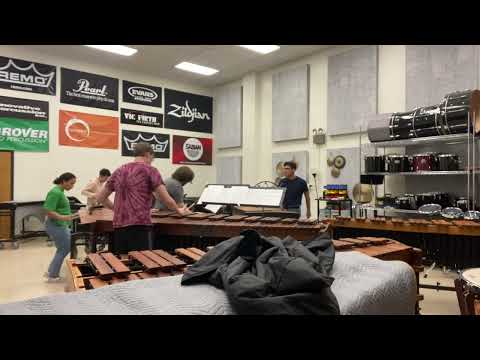 Follin and Sakai Variations, Arr. Frank De Leon, Percussion Ensemble Rehearsal