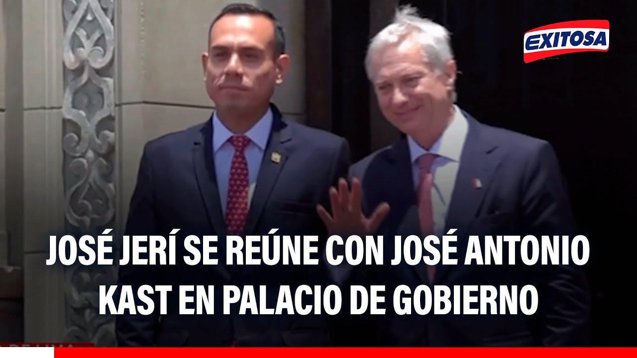 🔴🔵 José Jerí se reúne con José Antonio Kast en Palacio de Gobierno