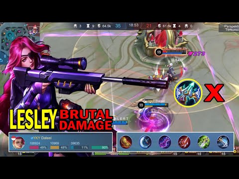 Lesley Revamp 2022 "True Damage Is True!" Build Emblem Gameplay | Daleel Moba