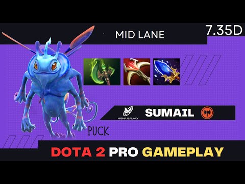 SumaiL - Puck Mid Power! | Dota 2 Pro Gameplay - Full Game [Patch 7.35d]