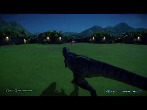 Jurassic World Evolution 2: Big Eatie Tyrannosaurus Rex vs Parasaurolophus Lux 1