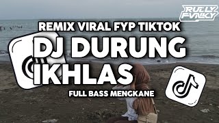 Download lagu DJ DURUNG IKHLAS VIRAL FYP TIKTOK TERBARU 2025 BY RULLY FVNKY [ LIRIK VIDEO ] mp3