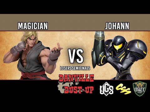Danville Dust-Up - Losers Semifinals - Magician(Ken) Vs. Johann(Samus)