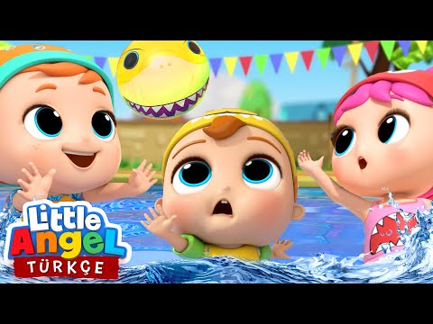 Can Bebek Balık Şarkısı, Havuzda Oyun Oynayalım | En Eğlenceli Çocuk Şarkıları | Little Angel Türkçe