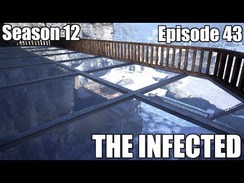 The Infected S12E43 - Making the glass walkway
