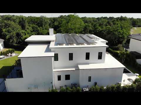 solar install on flat roof