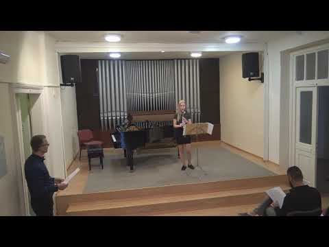 Daniela Veselá klarinet - Třídní předehrávky Pavlina Panayotova 2019