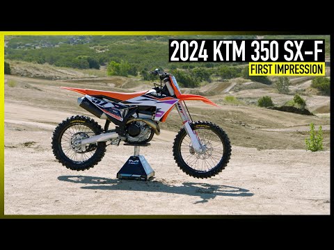 First Ride on the 2024 KTM 350 SX-F!
