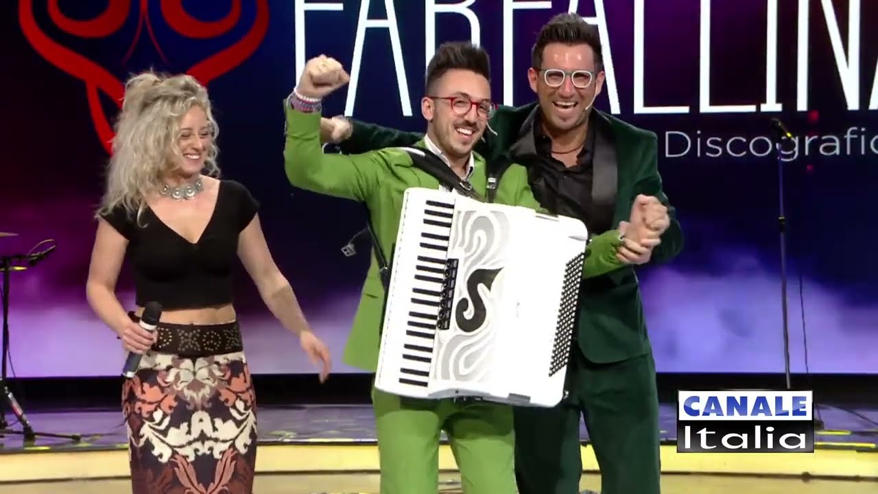 Mirko Putzu "STELLARE" (polka brillante) Canale Italia SPECIALE FARFALLINA Cantando Ballando