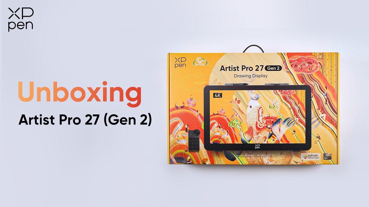 XP-PEN XPPen Artist Pro 27 Gen2 Display 4K Touch 120 Hz Black