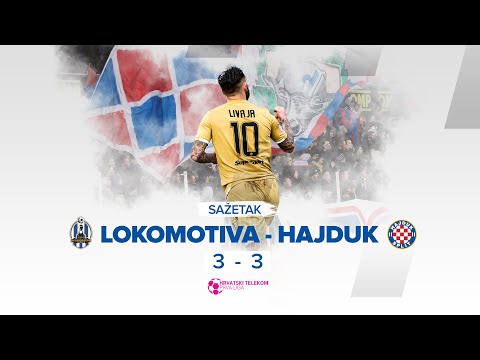 [SAŽETAK] Lokomotiva - Hajduk 3:3 | 19. kolo HT Prve lige
