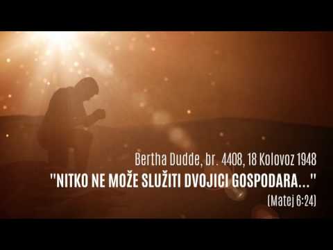 BD 4408 - 'NITKO NE MOŽE SLUŽITI DVOJICI GOSPODARA...