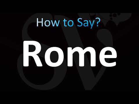 How to Pronounce Rome (CORRECTLY!)