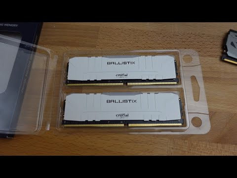 Crucial Ballistix White DDR4 3600 16GB - Persephone Build