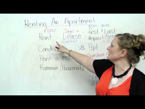 Vocabulary - Renting an Apartment