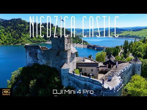🇵🇱 Niedzica Castle, in Poland. | DJI Mini 4 Pro | 4K drone video